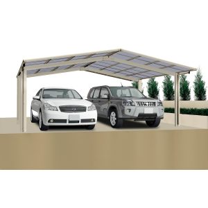 Ximax Carport Linea-60 M-Ausführung Edelstahl-Look