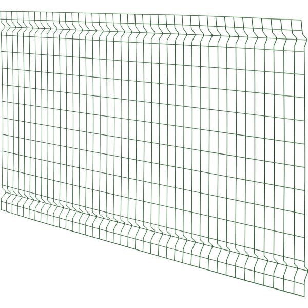 3D-Einstabmattenzaun Grün 120 x 200 cm