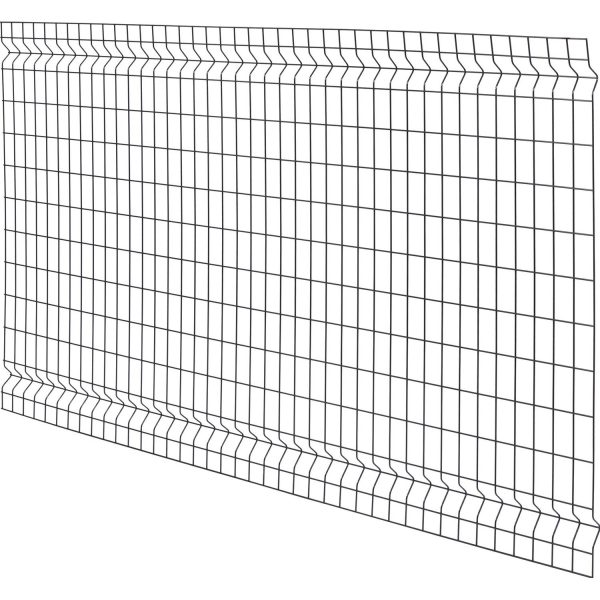 3D-Einstabmattenzaun Anthrazit 120 x 200 cm