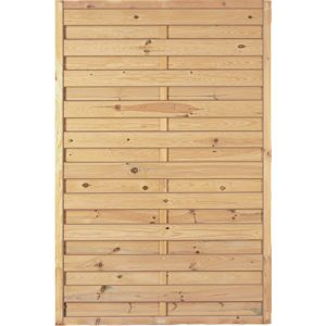 T & J Sichtschutzzaun Maxi-Massiv Grün 120 x 180 cm
