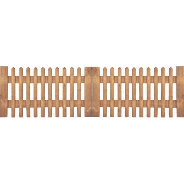 T & J Doppeltor für Senkrechtzaun 300 cm x 100 cm