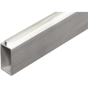 T & J Endleiste Gotland-Serie Silber 20 x 40 x 1795 mm