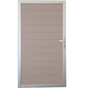 GroJa Steckzaun Solid Tor Universal 100 cm x 180 cm Bi-Color Sand