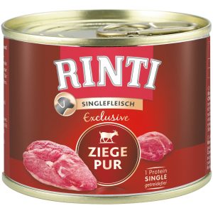 Rinti Hunde-Nassfutter Singlefleisch Exclusive Ziege 185 g
