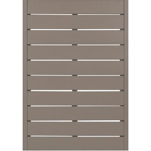 Andrewex Sichtschutzzaunelement Faro Grau lackiert 130 cm x 90 cm FSC®