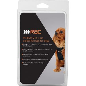 Heim RAC Sicherheitsgurt für Hunde Medium Körperumfang 41 cm - 58 cm