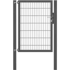 Einzeltor Flexo Plus 100 cm x 140 cm Pfosten 80 cm x 80 cm Anthrazit