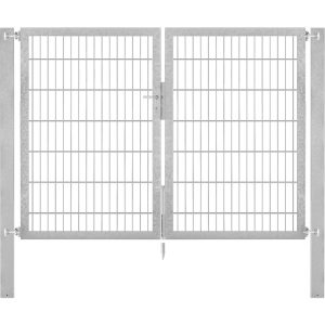 Doppeltor Flexo Plus 200 cm x 140 cm Pfosten 80 cm x 80 cm Feuerverzinkt