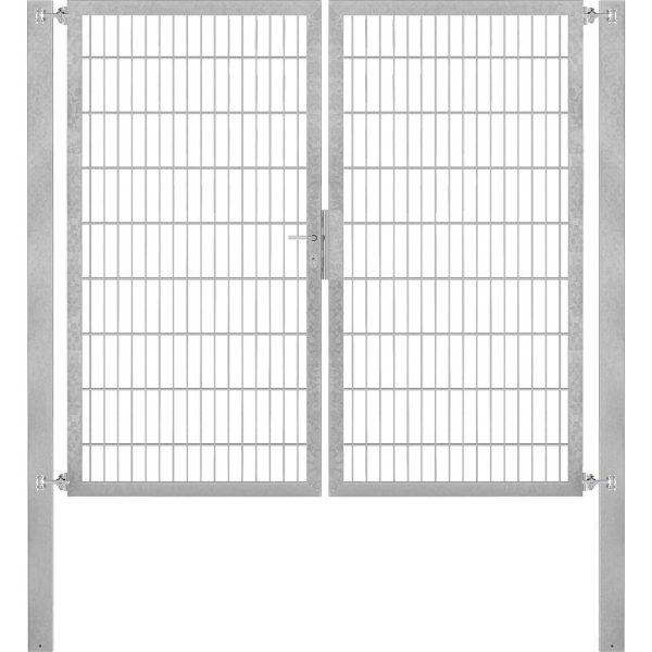 Doppeltor Flexo Plus 200 cm x 180 cm Pfosten 80 cm x 80 cm Feuerverzinkt