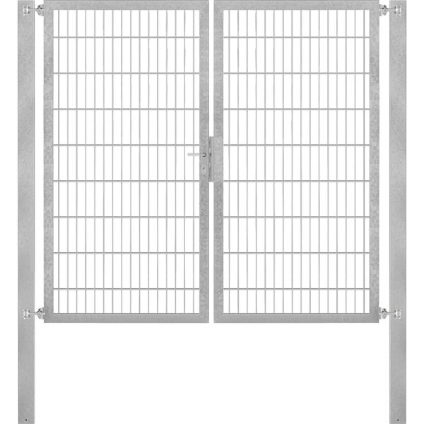 Doppeltor Flexo Plus 200 cm x 180 cm Pfosten 80 cm x 80 cm Feuerverzinkt