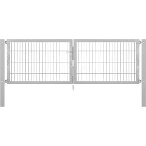 Doppeltor Flexo Plus 250 cm x 80 cm Pfosten 80 cm x 80 cm Feuerverzinkt
