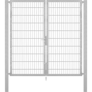 Doppeltor Flexo Plus 200 cm x 200 cm Pfosten 80 cm x 80 cm Feuerverzinkt