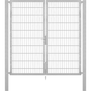 Doppeltor Flexo Plus 200 cm x 200 cm Pfosten 80 cm x 80 cm Feuerverzinkt