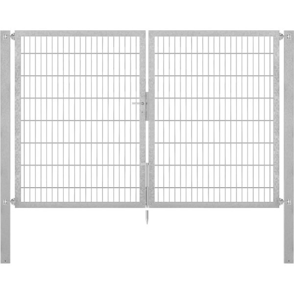 Doppeltor Flexo Plus 250 cm x 160 cm Pfosten 80 cm x 80 cm Feuerverzinkt