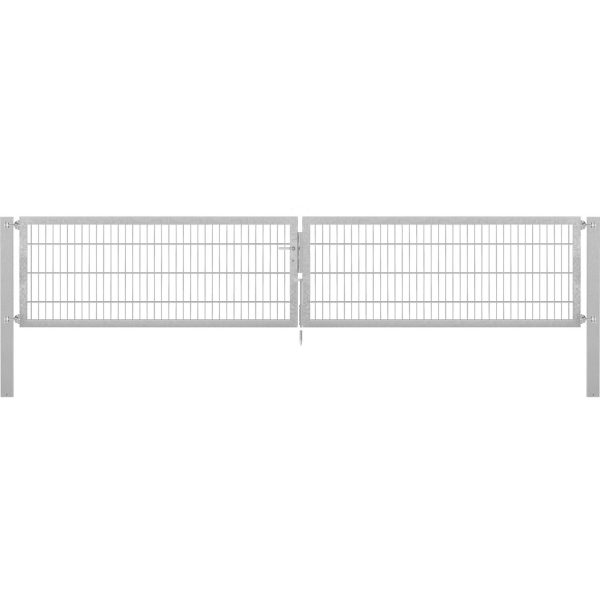 Doppeltor Flexo Plus 400 cm x 80 cm Pfosten 100 cm x 100 cm Feuerverzinkt