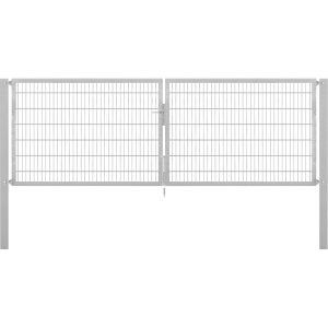 Doppeltor Flexo Plus 400 cm x 140 cm Pfosten 100 cm x 100 cm Feuerverzinkt