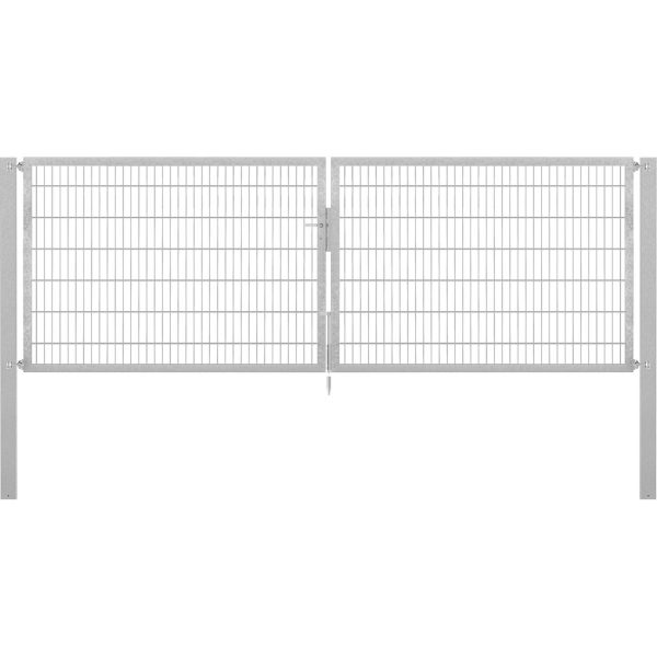 Doppeltor Flexo Plus 400 cm x 140 cm Pfosten 100 cm x 100 cm Feuerverzinkt