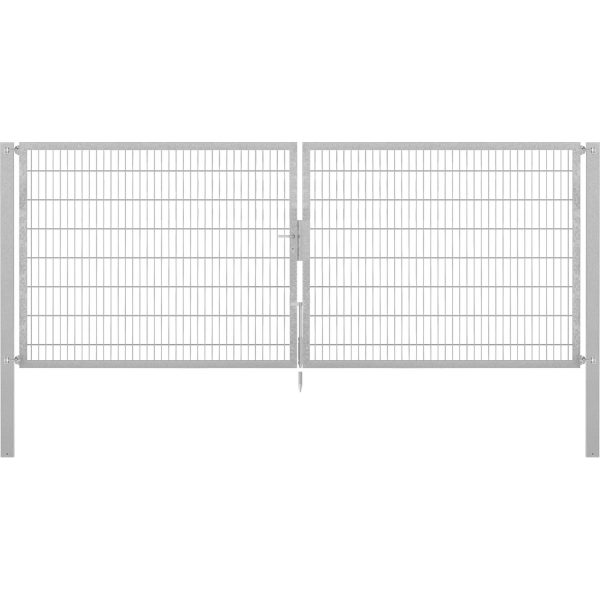Doppeltor Flexo Plus 400 cm x 180 cm Pfosten 100 cm x 100 cm Feuerverzinkt