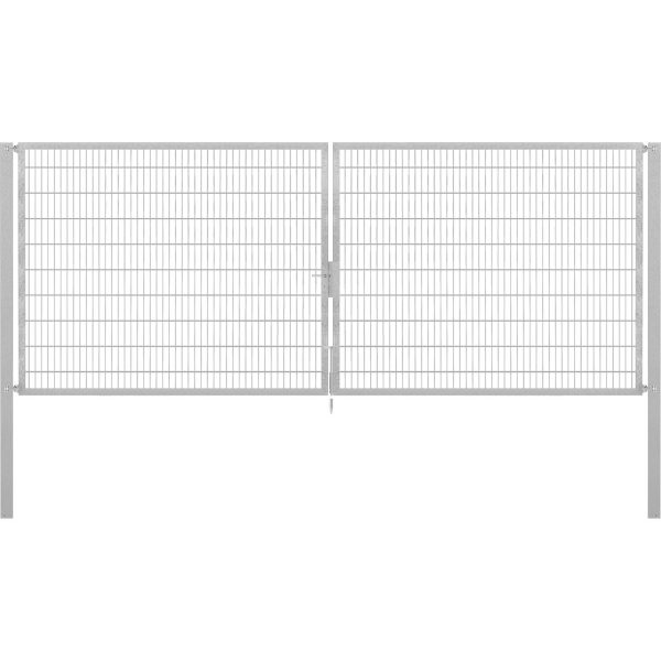 Doppeltor Flexo Plus 500 cm x 200 cm Pfosten 100 cm x 100 cm Feuerverzinkt