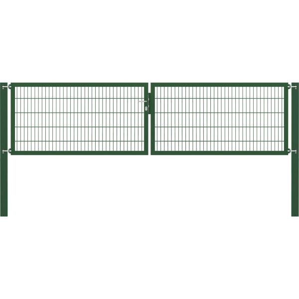 Doppeltor Flexo Plus 400 cm x 100 cm Pfosten 100 cm x 100 cm Grün
