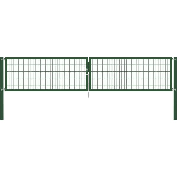 Doppeltor Flexo Plus 500 cm x 100 cm Pfosten 100 cm x 100 cm Grün