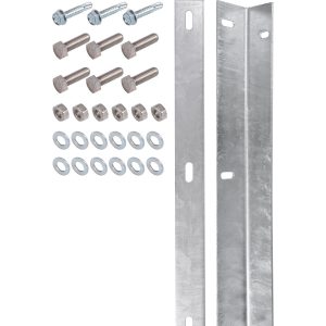 Befestigungsleiste für Doppelstab-Gittermatten 80 cm Feuerverzinkt