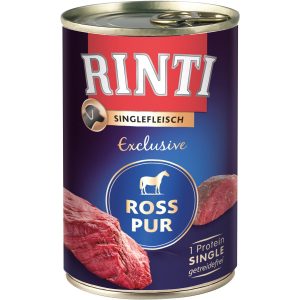 Rinti Hunde-Nassfutter Singlefleisch Exclusive Ross 400 g