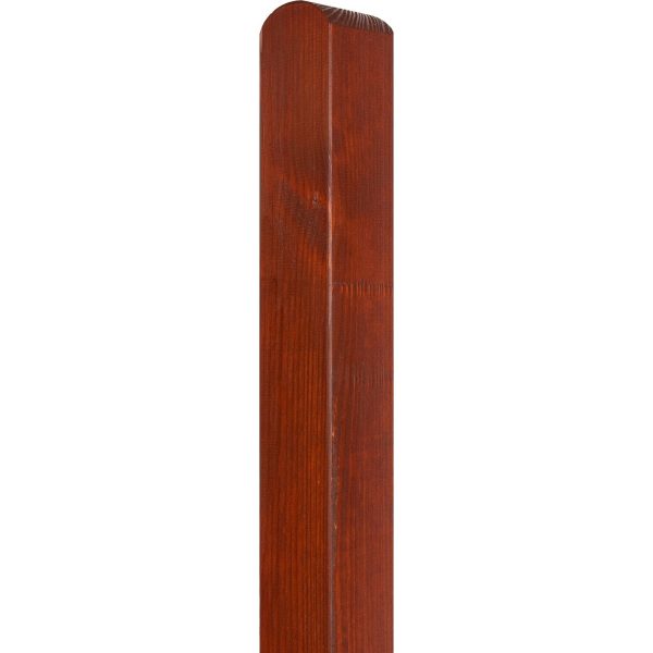 Andrewex Zaunpfosten Glatt 9 cm x 9 cm x 125 cm Teak FSC®