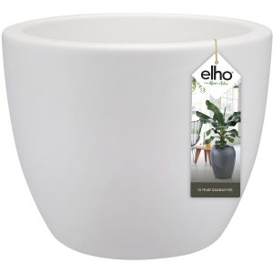 Elho Blumentopf Pure Soft mit Rollen Ø 49 cm Weiß