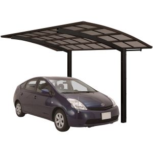 Ximax Alu Einzelcarport Portoforte Typ 60 Schwarz 270 x 495 cm Sonderfertigung