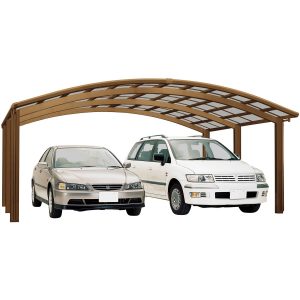 Ximax Alu Doppelcarport Portoforte Typ 110 Bronze 542 x 495 cm Sonderfertigung