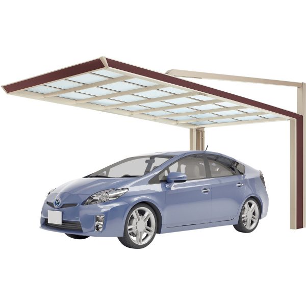 Ximax Carport My-Port Next Typ 2659 Typ 60 Sepiabraun 263x590 cm Sonderfertigung