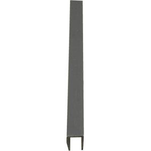 Abdeck-Profil für Kunststoff-Matte Anthrazit Breite 150 cm
