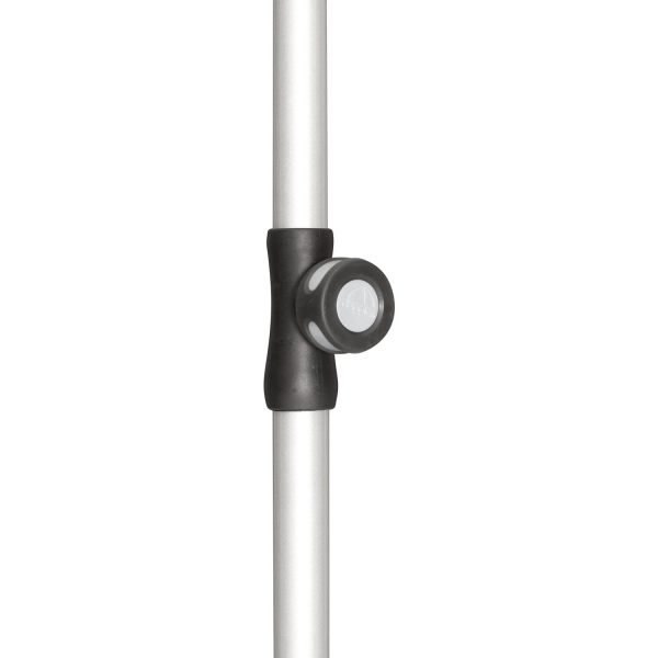Doppler Unterrohr für Gartenschirm Active mit Mast-Ø 28/32 mm Silber