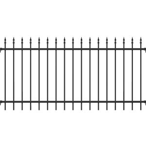 Metallzaun Zaunfeld Chaussee Schwarz 100 cm x 200 cm