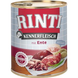 Rinti Hunde-Nassfutter Kennerfleisch Ente 800 g