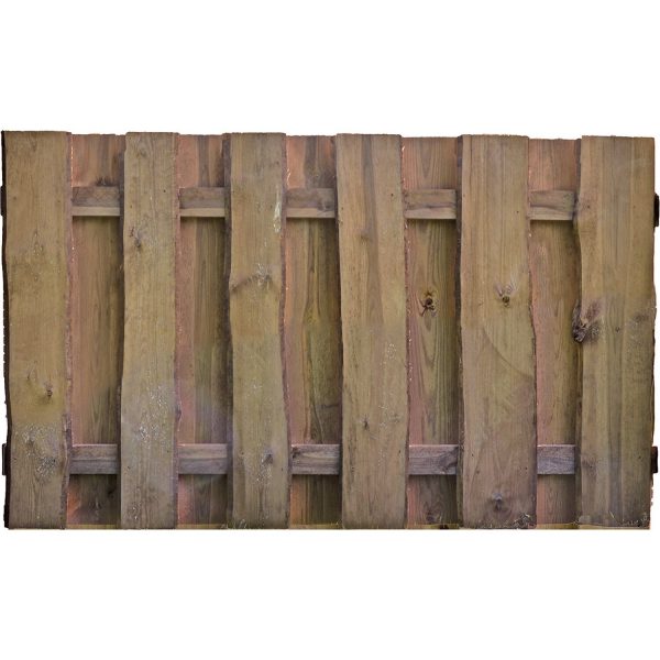 T&J Sichtschutzzaun-Element Seeland Braun kesseldruckimprägniert 180 cm x 90 cm