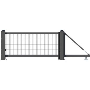 GAH Alberts Schiebetor Lektor Freitragend DS-GM 200 x 120 cm Anthrazit