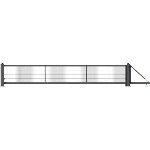 GAH Alberts Schiebetor Lektor Freitragend DS-GM 600 x 140 cm Anthrazit