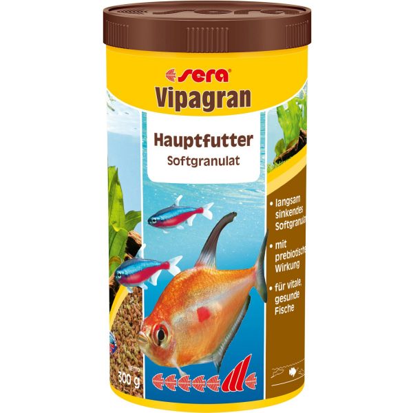 Sera Fischfutter Vipagran Nature 1.000 ml (300 g)