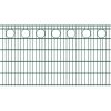 RoTaPlastes Zaunelement DSM Ring Dekor Grün 200 cm x 123 cm