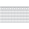 RoTaPlastes Zaunelement DSM Karo Dekor Anthrazit 200 cm x 123 cm