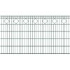 RoTaPlastes Zaunelement DSM Karo Dekor Grün 200 cm x 123 cm