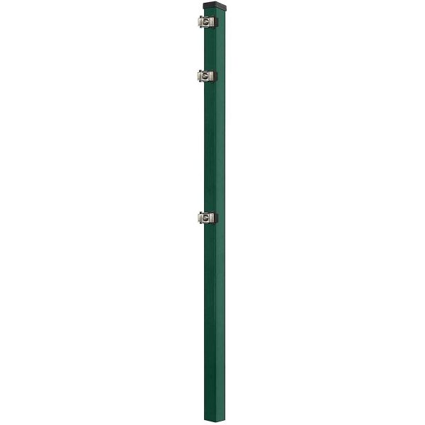 RoTaPlastes Pfosten DSM m. Konterplatte Grün 180 cm x 6 cm x 4 cm
