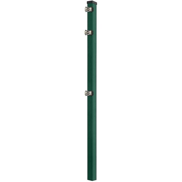 RoTaPlastes Pfosten DSM m. Konterplatte Grün 240 cm x 6 cm x 4 cm