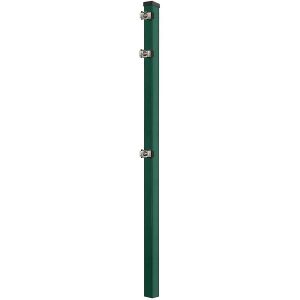 RoTaPlastes Pfosten DSM m. Konterplatte Grün 260 cm x 6 cm x 4 cm