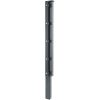 RoTaPlastes Eckpfosten DSM m. Konterplatte L + Abdeckprofil Anth. 160 x 6 x 4 cm