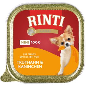 Rinti Hunde-Nassfutter Gold Mini Truthahn und Kaninchen 100 g