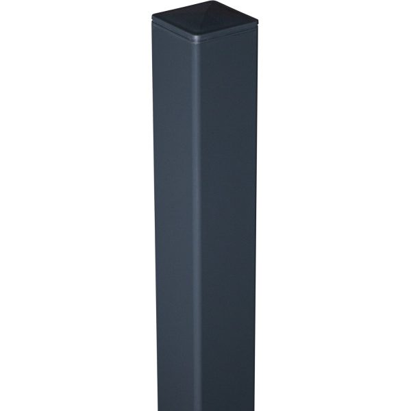 GroJa Alupfosten Anthrazit 6x6x190 cm zum Aufdübeln