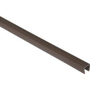 Abdeck-Profil für Kunststoff-Matte Taupe Breite 150 cm